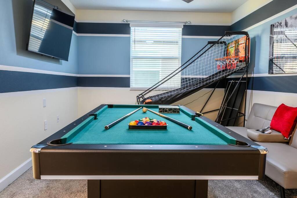 Close To Disney & Other Theme Parks,Private Heated Poolspa, Bbq & Game Rm คิสซิมมี ภายนอก รูปภาพ